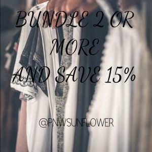 🌻BUNDLE ANY 2 OR MORE FOR 15% OFF🌻